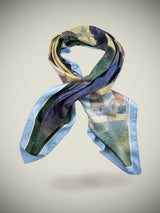 Pañuelo Estampado 'Tarde de domingo en la isla de la Grande Jatte' 90x90 cm - Seurat