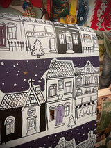 Hoja Papel de Navidad 'Snowy Street' - Caroline Gardner