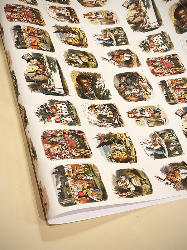 Wrapping Paper 'Alice in Wonderland' - 70x50 cm