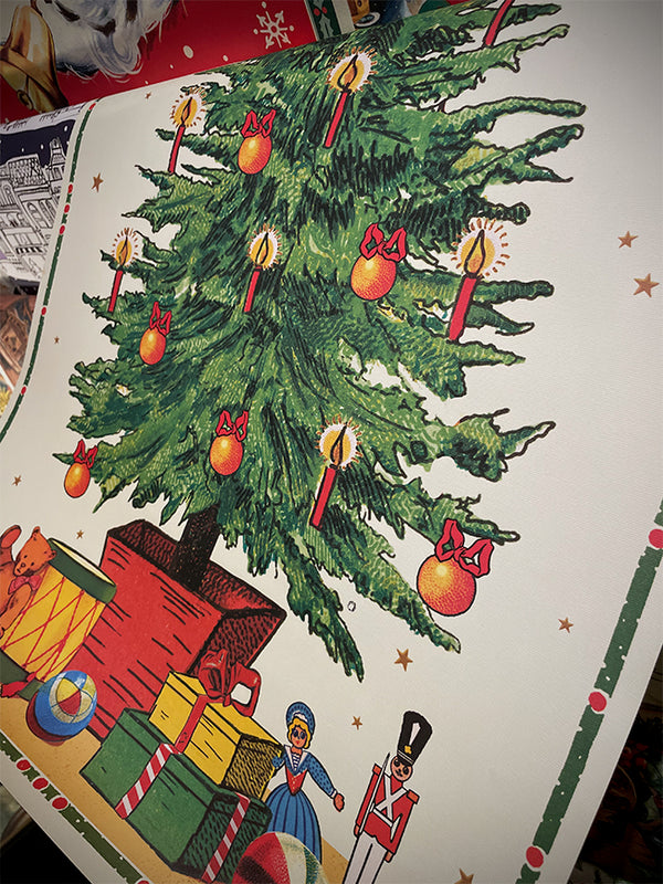Paper Poster & Wrap 'Christmas Tree' - Cavallini & Co