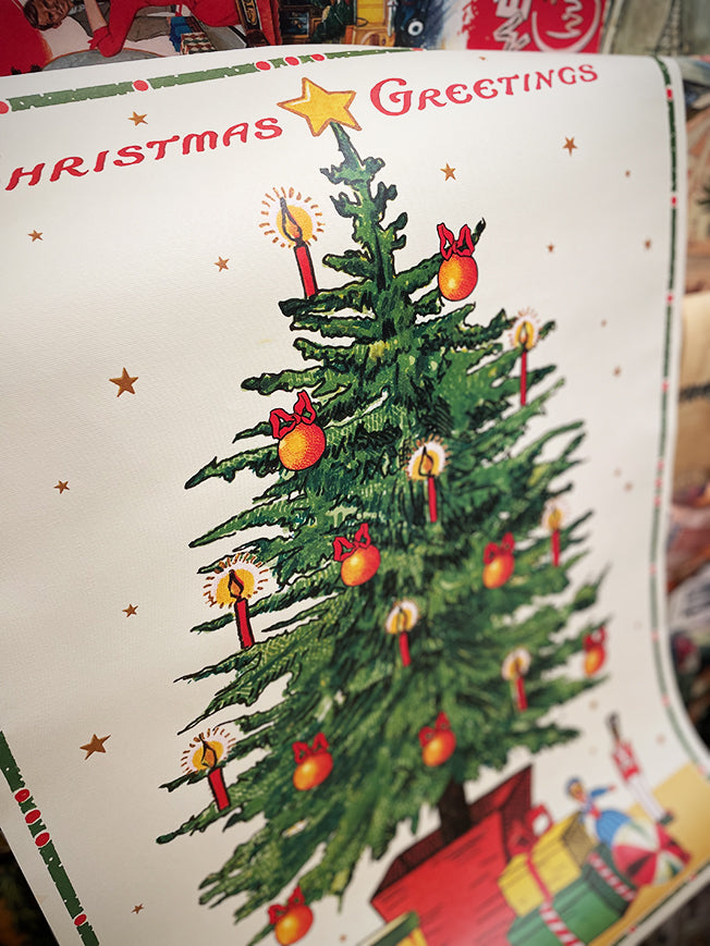 Paper Poster & Wrap 'Christmas Tree' - Cavallini & Co