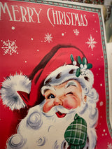 Papel Poster & Wrap 'Christmas Santa' - Cavallini & Co