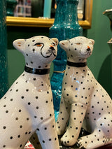 Pareja De Leopardos Decorativos 'Linx & Minx'