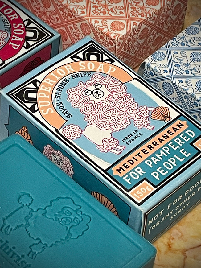 Pastilla Jabón 'Poodle' - Mediterráneo