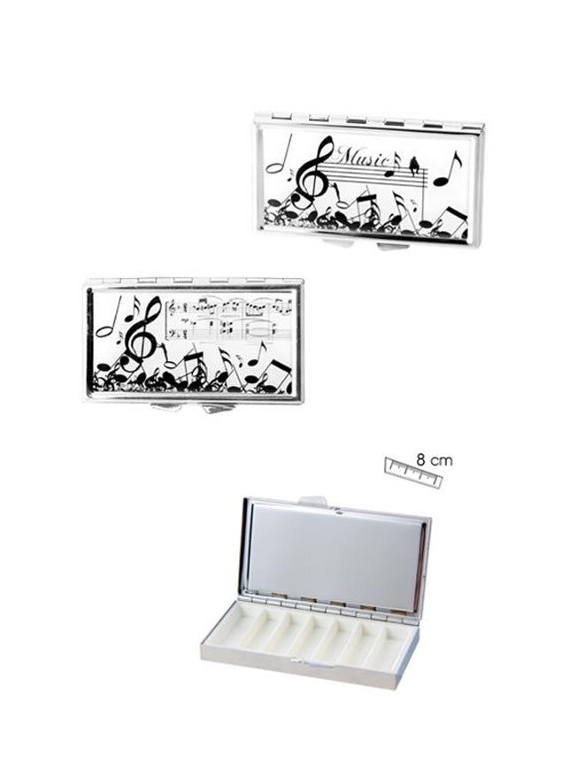 Pastillero 7 Días Estampado 'Música II'