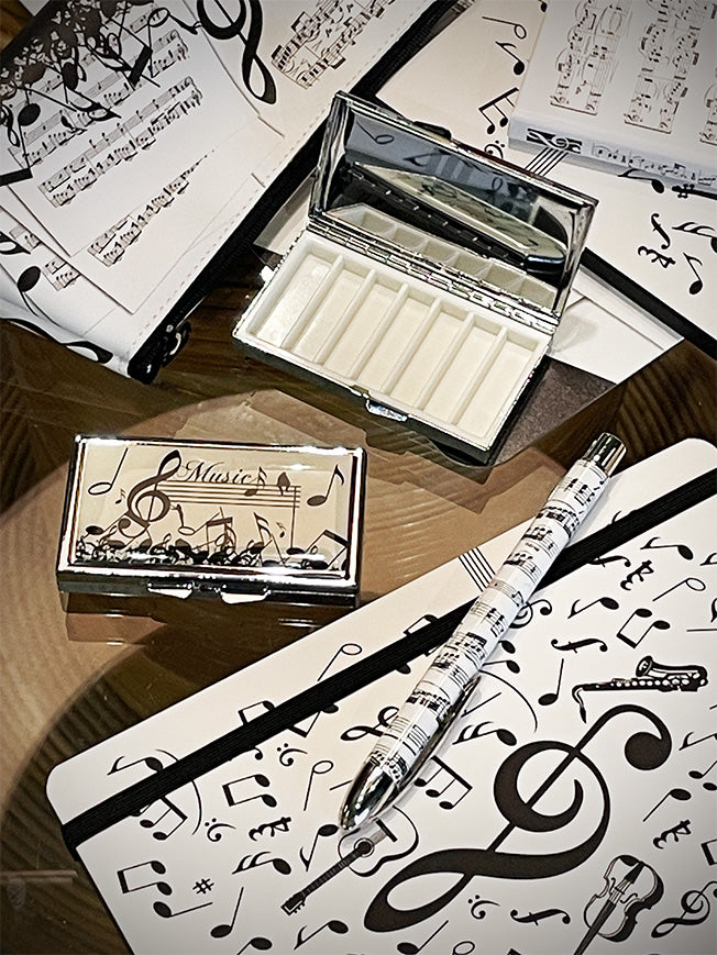 Pastillero 7 Días Estampado 'Música II'