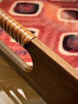 Bandeja Decorativa Rectangular 'Galateo' - Peacock - 42,5x27x4,5 cm