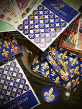 Hoja con Pegatinas 'Fleur de Lys' - Emblema Monarquía Francesa