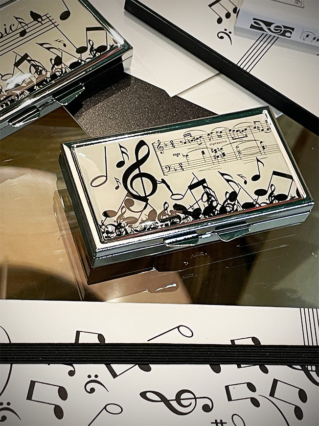 Pastillero 7 Días Estampado 'Música I'