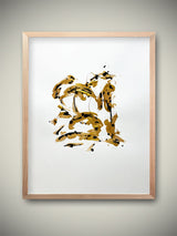 Original Painting 'Explosion of Gold' - 65x50 cm - Federico Font