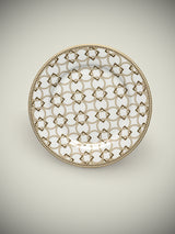 Plato de Postre de Porcelana 'Decó' - Diseño I