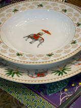 Plato Hondo de Porcelana 'Marajah'