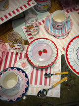Plato de Postre de Porcelana 'Fruit Mania' Fresas
