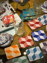Set de 6 Posavasos 'Optical Pattern'