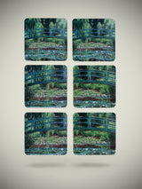 Juego de 6 Posavasos 'El Puente Japonés' - Monet