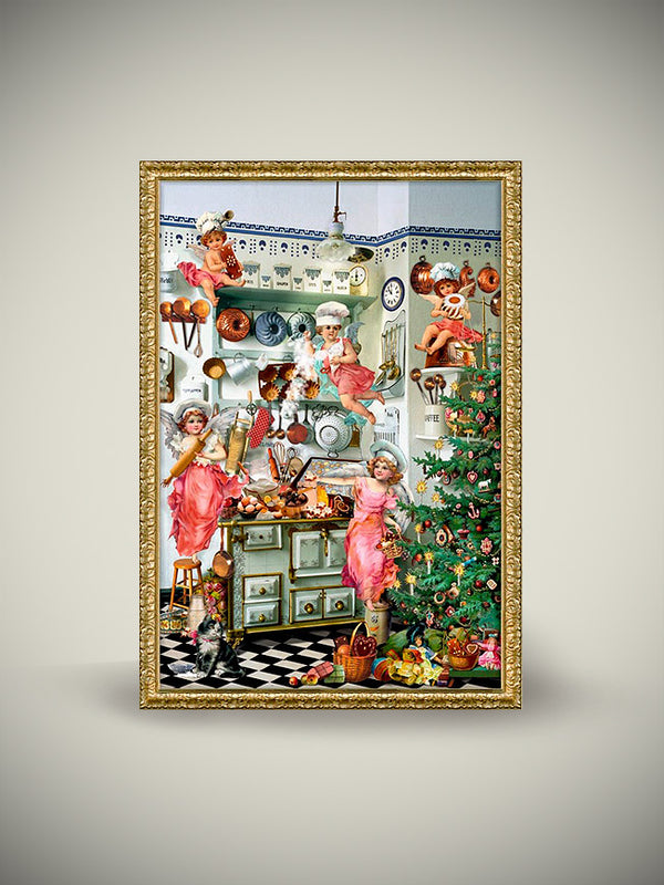 Tarjeta Calendario de Adviento 'Cocina de Navidad'