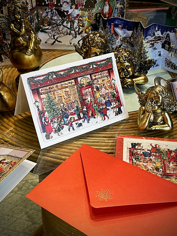 Tarjeta Calendario de Adviento 'Tienda de Navidad'