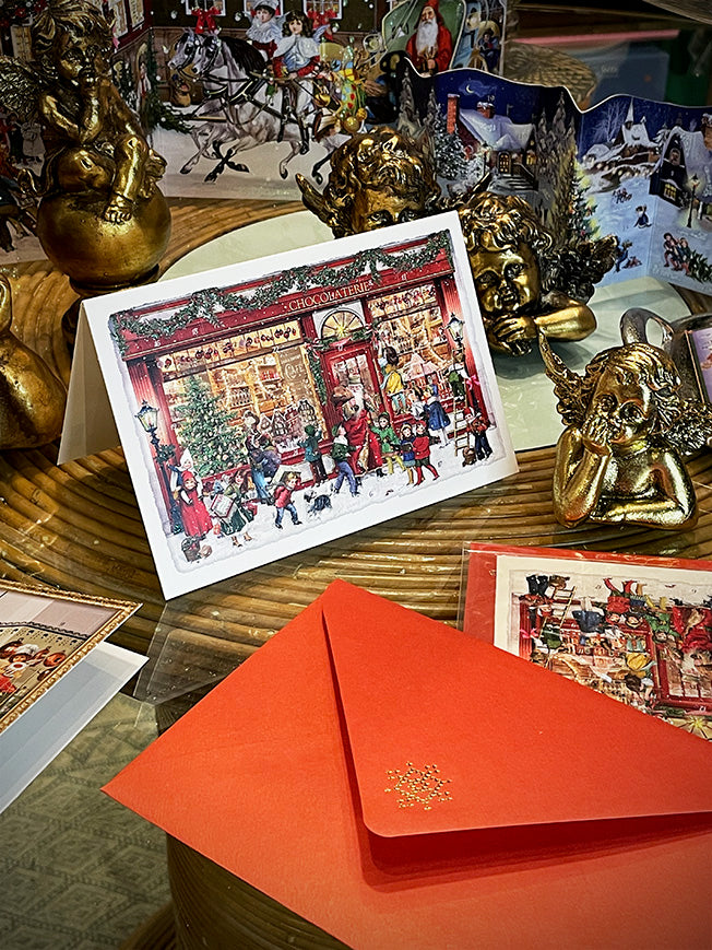 Tarjeta Calendario de Adviento 'Tienda de Navidad'