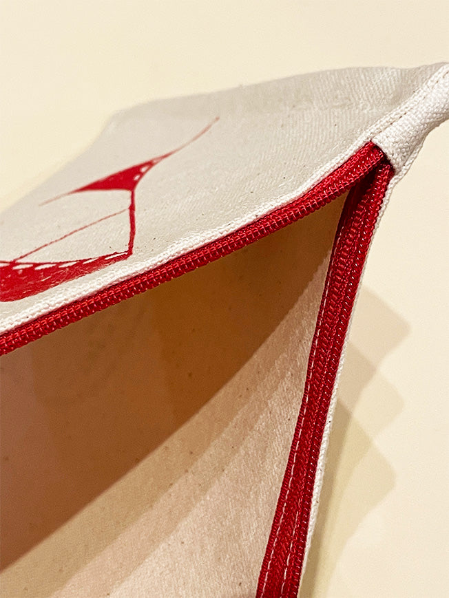 Linen Pouch 'A for Anchor'