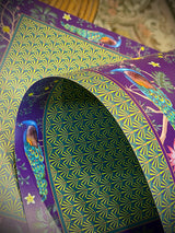 Individual Doble Cara 'Imperial Peacock' - 45x30 cm