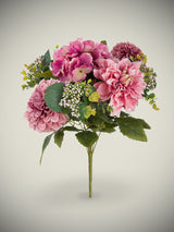 Decorative Bouquet 'Posy' - Ostrich Chrysanthemum, Dahlia, Hydrangea