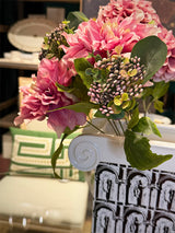 Decorative Bouquet 'Posy' - Ostrich Chrysanthemum, Dahlia, Hydrangea