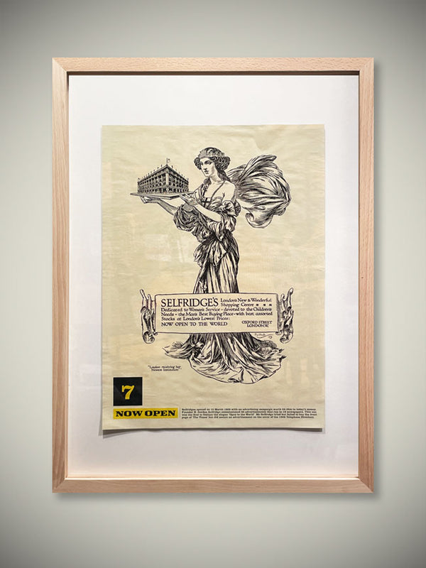 Advertising Cutout 'Selfridges' - 42x30 cm