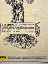 Advertising Cutout 'Selfridges' - 42x30 cm