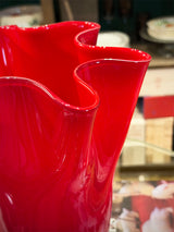 Jarrón de Cristal Rojo 'Tempo' - Grande