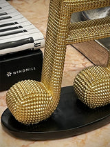 Figura Decorativa 'Semicorcheas' Doradas