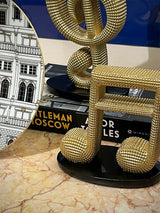 Figura Decorativa 'Semicorcheas' Doradas