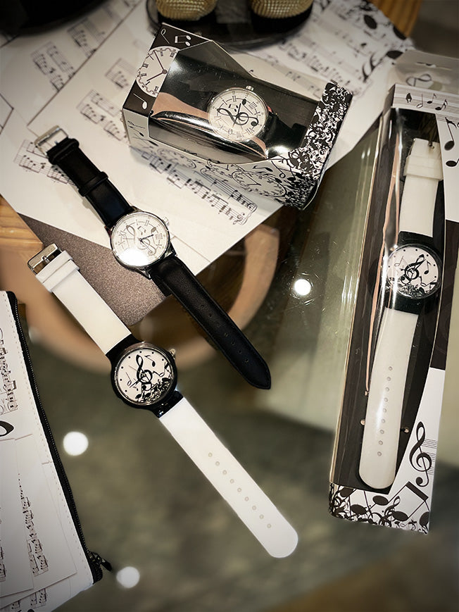 Reloj Unisex Estampado 'Música'