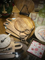 Tabla de Cortar Redonda de Madera 'Country'