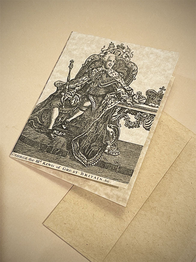 Greeting Card 'King George III'