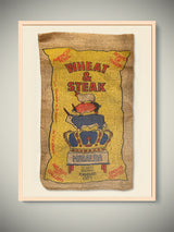 Saco Rafia Proyecto 'Wheat & Steak' 1981 para Kansas City - Antoni Miralda