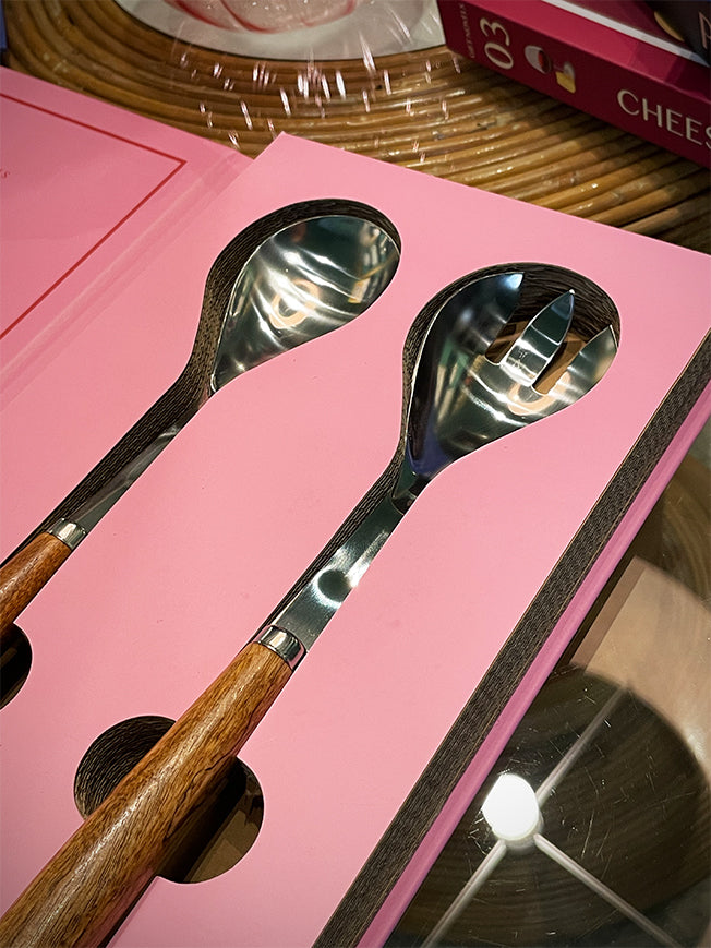 Set de Cubiertos Para Ensalada 'Gift Novels' - Eat Good, Feel Good