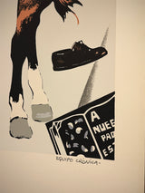 Numbered Serigraph 'Ramón Casas and Eduardo Arroyo as a Pretext' - Equipo Crónica