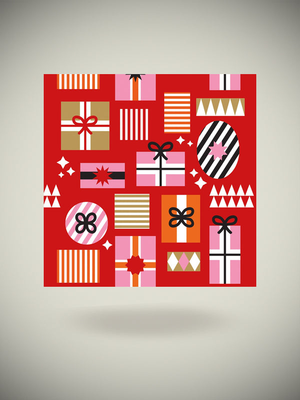 Pack de 20 Servilletas de Papel 'Gift Collage' - 33x33 cm