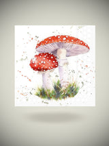 Pack de 20 Servilletas de Papel 'Mushrooms' - 33x33 cm