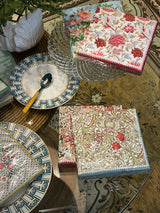 Pack de 20 Servilletas de Papel 'William Morris Green' - 33x33 cm