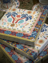 Pack de 20 Servilletas de Papel 'Tropical Groovy' - 33x33 cm