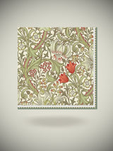 Pack de 20 Servilletas de Papel 'William Morris Green' - 33x33 cm