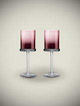 Set de 2 Copas de Vino de Cristal 'Classy Fun' - 270 ml - Púrpura