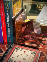 'Déco' Glass Bookend - Violet