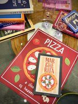 Set de Tabla y Cortador de Pizza 'Gift Novels' - A Slice of Heaven