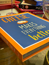 Set de Tabla y Cuchillo para Quesos 'Gift Novels' - Cheese Makes Everything Better