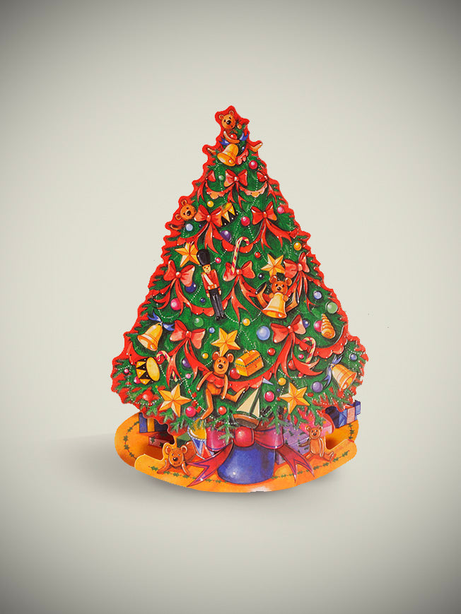 Tarjeta de Navidad 'Rocker Christmas Tree’
