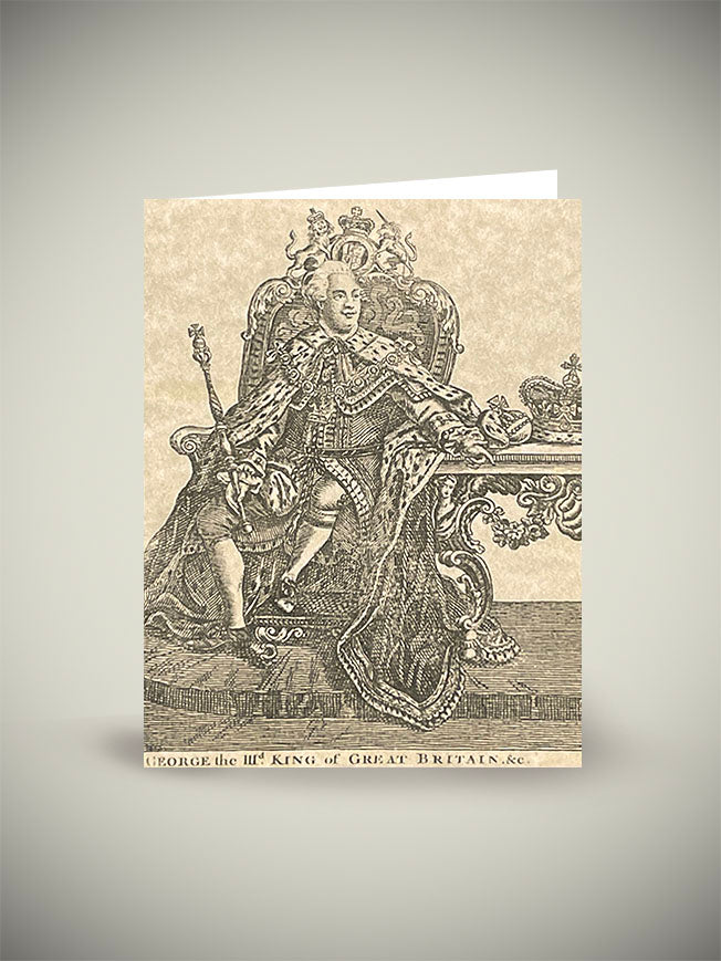 Greeting Card 'King George III'
