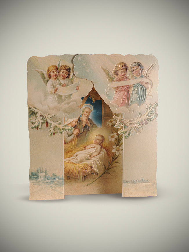 Tarjeta de Navidad 'Natividad Clásica'