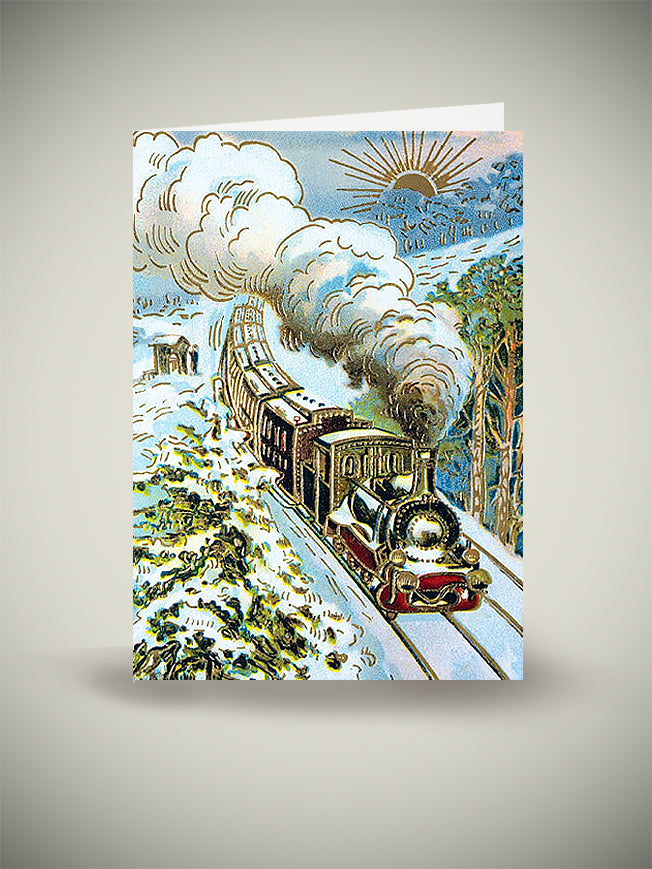 Pack 8 Tarjetas de Navidad 'The Christmas Express' - Classics